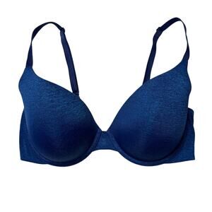 Victoria’s Secret Uplift Semi Demi Bra - Heathered Marl Blue - 36D